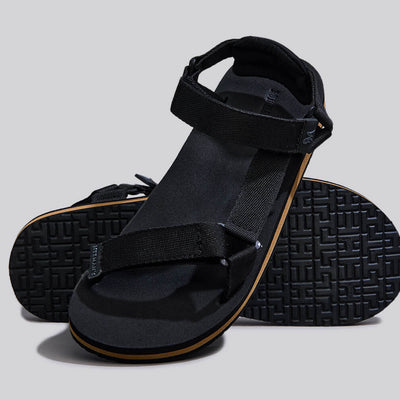 Airy Strap Sandals : Black