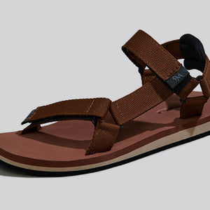Airy Strap Sandals : Brown-Black