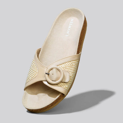 Boheme Chic Slides : Beige