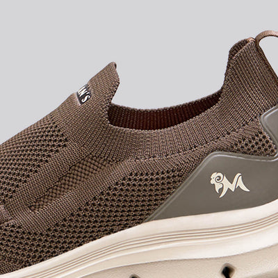 Breathe Ease Slip Ons : Brown