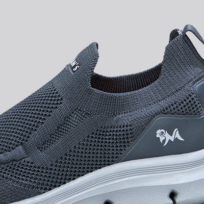 Breathe Ease Slip Ons : Grey