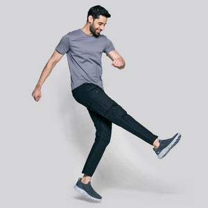 Breathe Ease Slip Ons : Grey