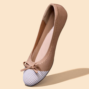 Ballet Flats For Women : Beige-Ivory