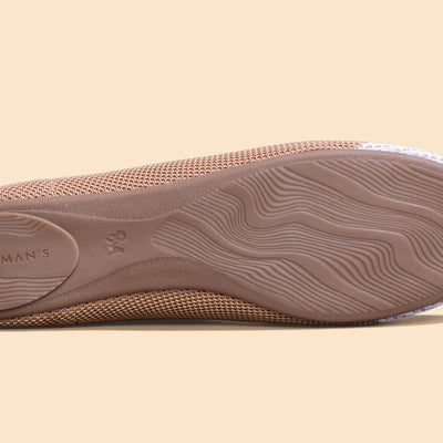 Ballet Flats For Women : Beige-Ivory