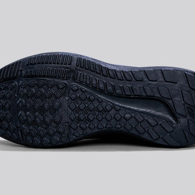 Blend Knit Slip Ons : Black-Grey