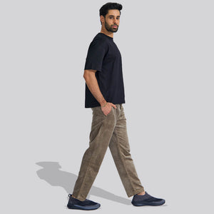 Blend Knit Slip Ons : Black-Grey