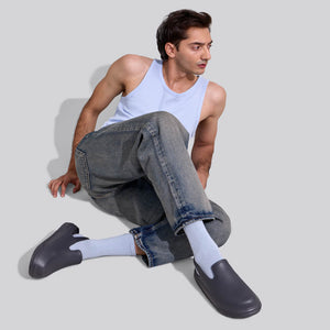 Cushers Clogs For Men : Dark Grey