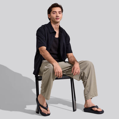 Cushers Flips For Men : Black
