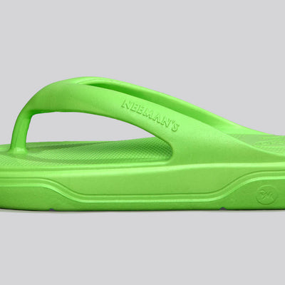 Cushers Flips For Women : Neon Green