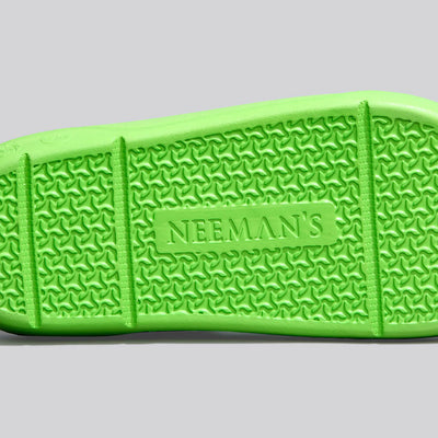 Cushers Flips For Women : Neon Green