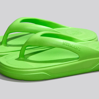 Cushers Flips For Women : Neon Green