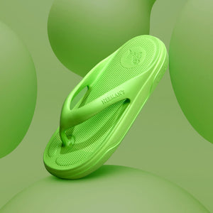 Cushers Flips For Women : Neon Green