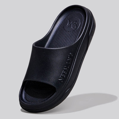 Cushers Slides For Women : Black