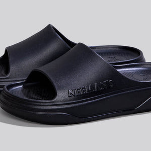 Cushers Slides For Women : Black