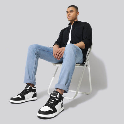 Character High Top : Black-White