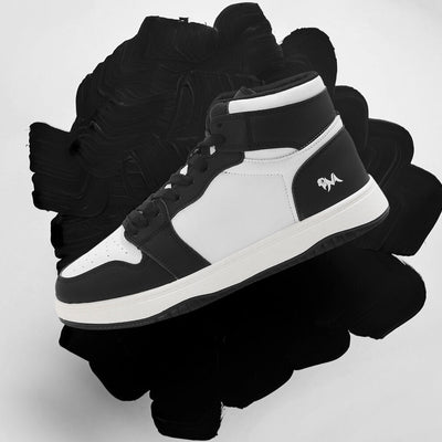 Character High Top : Black-White