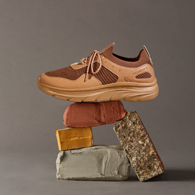 High Wave Sneakers : Tan