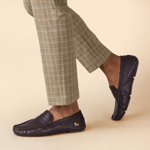 Dress Loafers : Brown