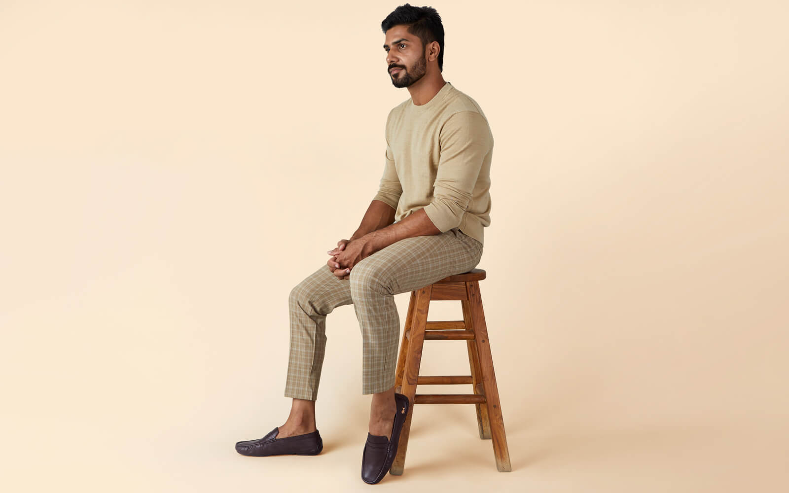 Dress Loafers : Brown