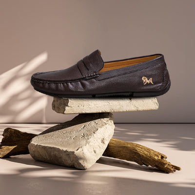 Dress Loafers : Brown