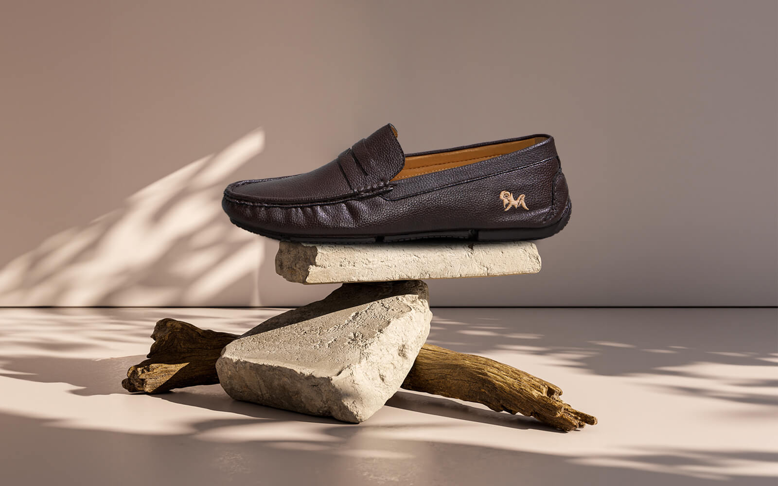 Dress Loafers : Brown
