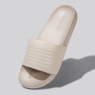 FootBed Slides for Women : Beige