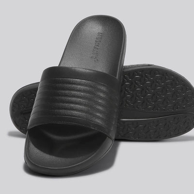 FootBed Slides for Women : Black