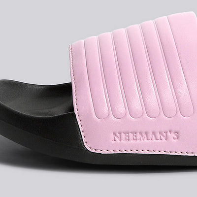 FootBed Slides for Women : Lavender Black