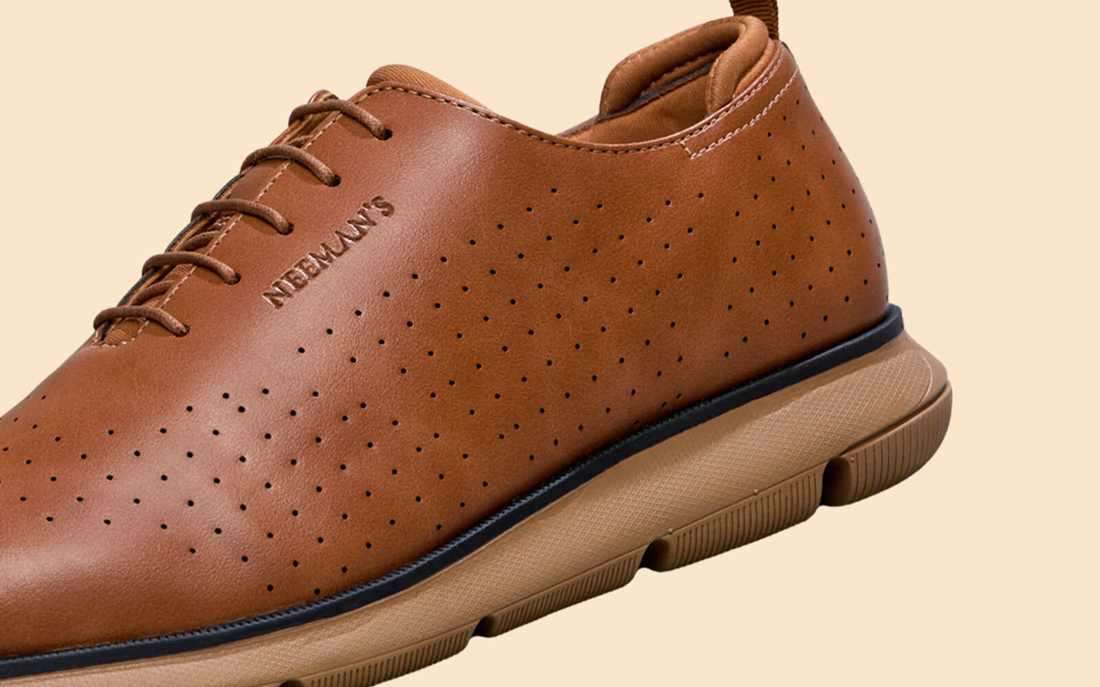 Flexy Brogues : Tan