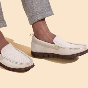 Flex Knit Loafers : Beige