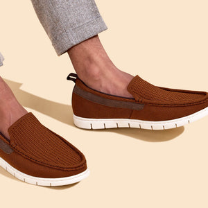 Flex Knit Loafers : Tan