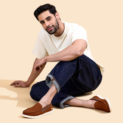 Flex Knit Loafers : Tan