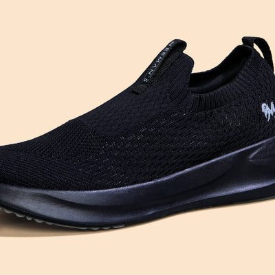 Knit Trainers For Women : Black