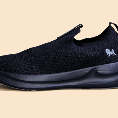 Knit Trainers For Women : Black
