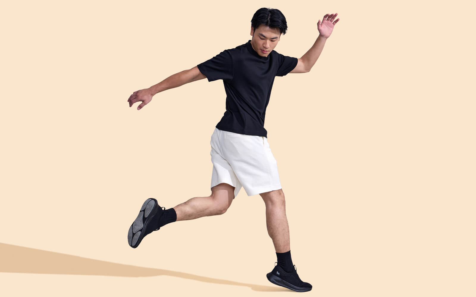 Knit Trainers For Women : Black