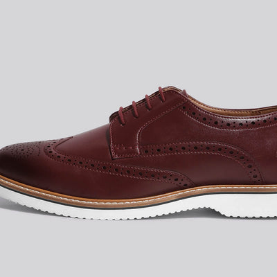 Luxe Brogues : Burgundy