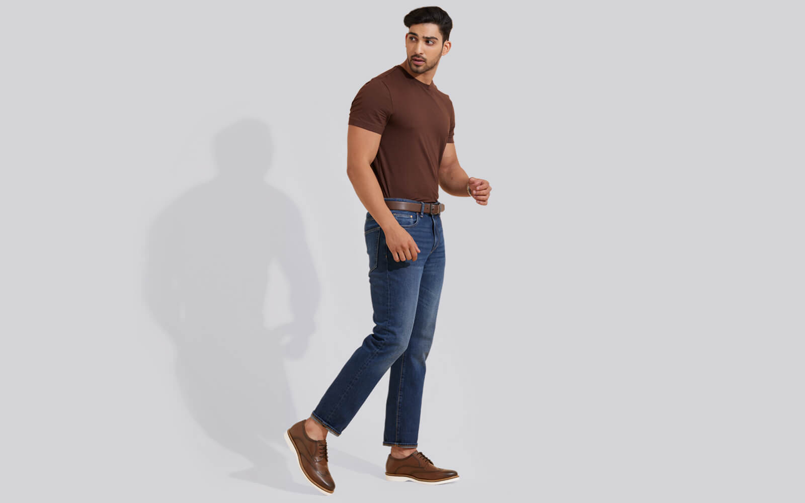 Luxe Brogues : Tan