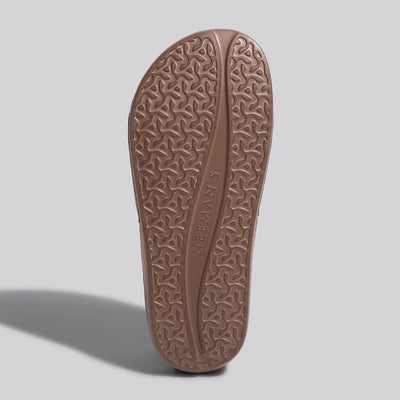 Squooshy Slides for Women : Ivory-Brown