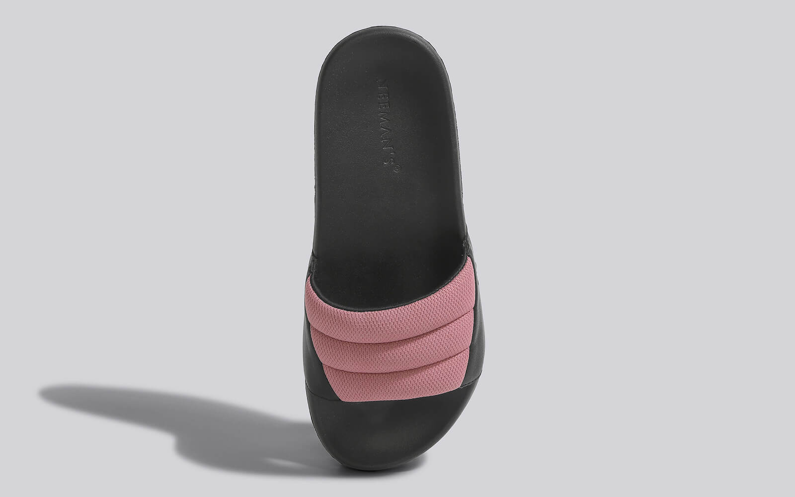 Squooshy Slides for Women : Black-Pink