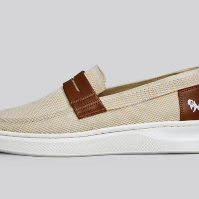 Brunch Loafers : Ivory/Tan