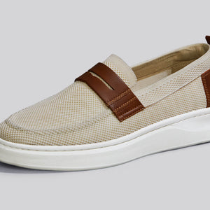 Brunch Loafers : Ivory/Tan