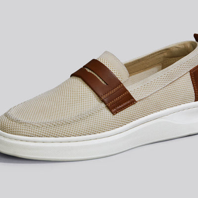 Brunch Loafers : Ivory/Tan