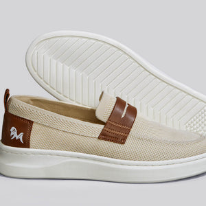 Brunch Loafers : Ivory/Tan
