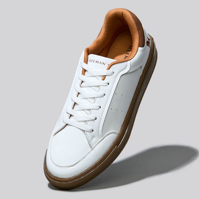 The Comfy Sleeks : White-Brown