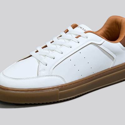 The Comfy Sleeks : White-Brown