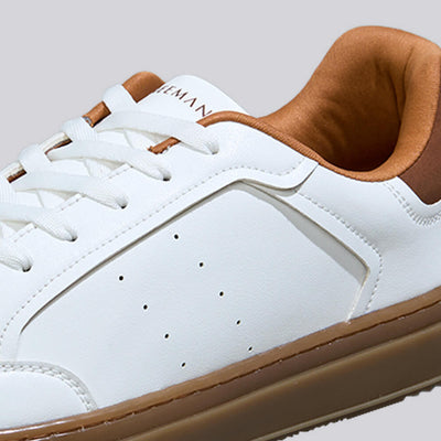 The Comfy Sleeks : White-Brown