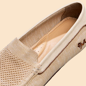 The Weave Loafers : Beige