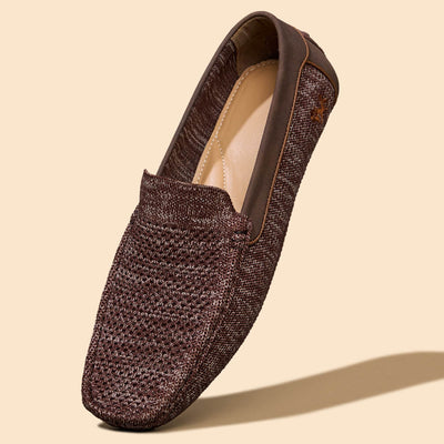 The Weave Loafers : Brown