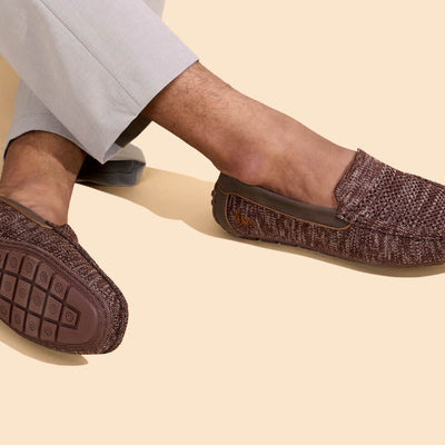 The Weave Loafers : Brown