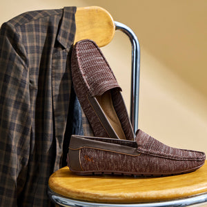 The Weave Loafers : Brown
